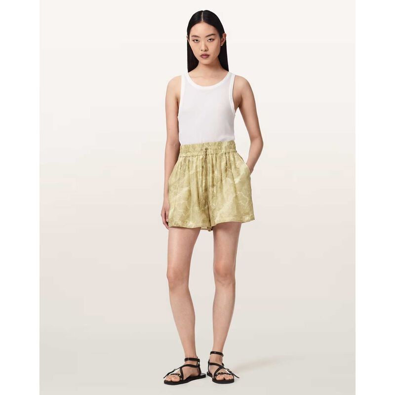 AllSaints Isla High Waist Printed Shorts image number 3